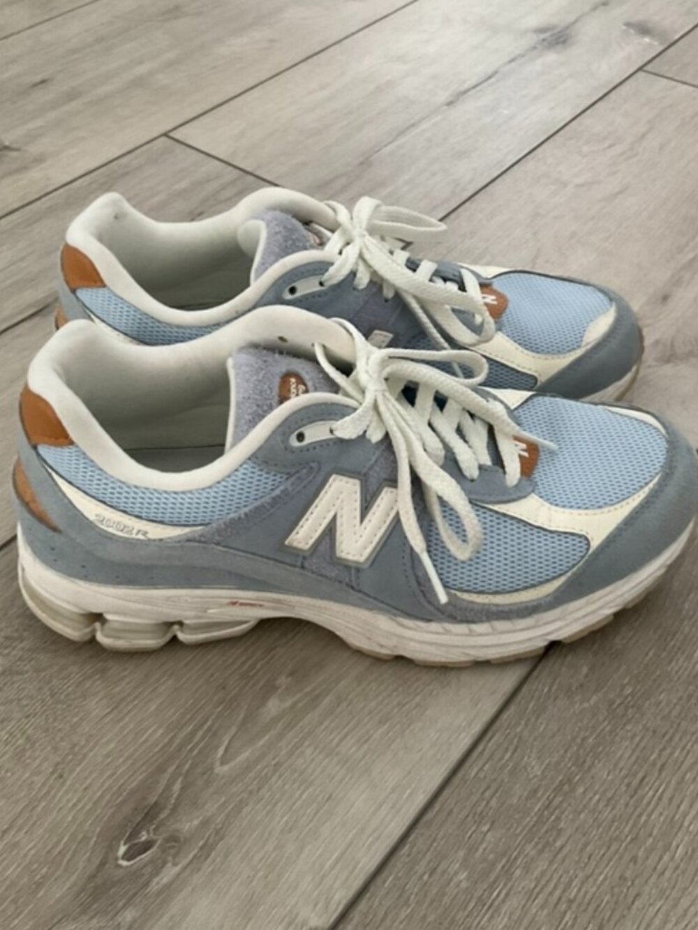 Men's New Balance 2002R "wet blue" size 9